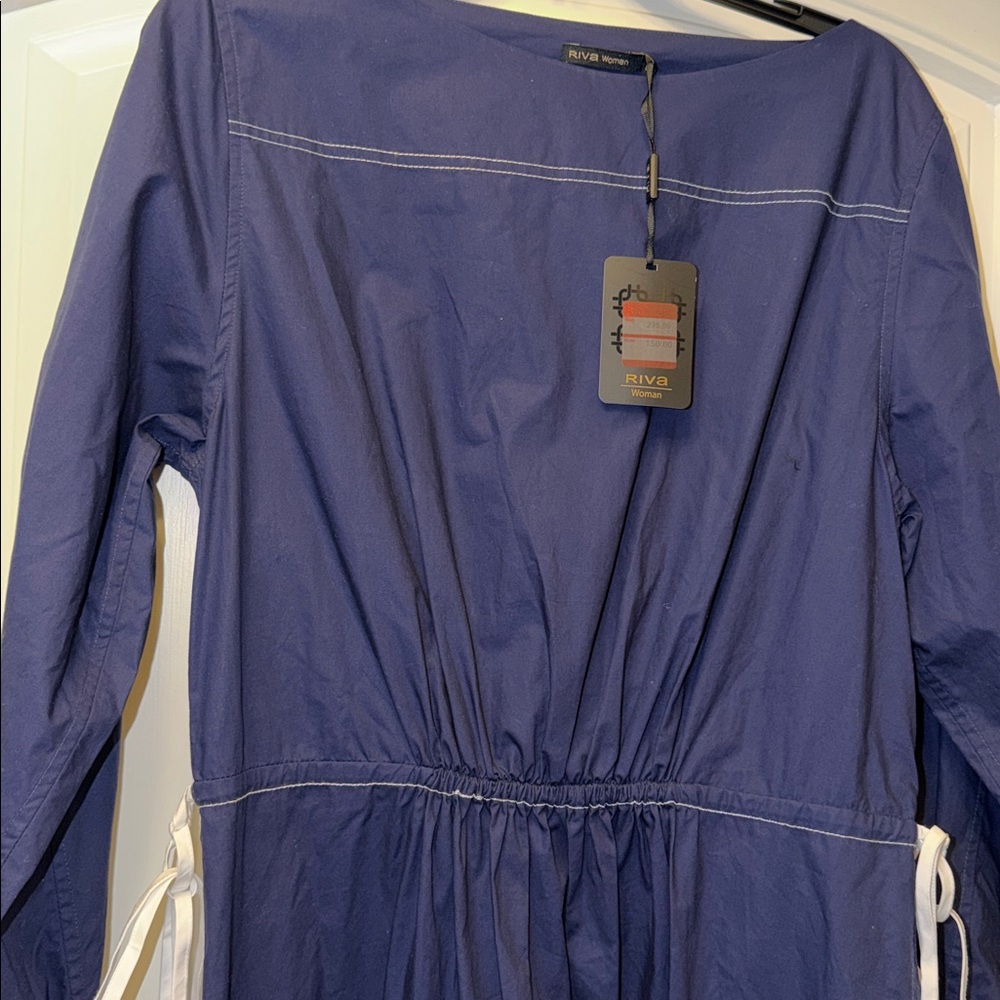 a new day Deep Blue Long Sleeve Dress